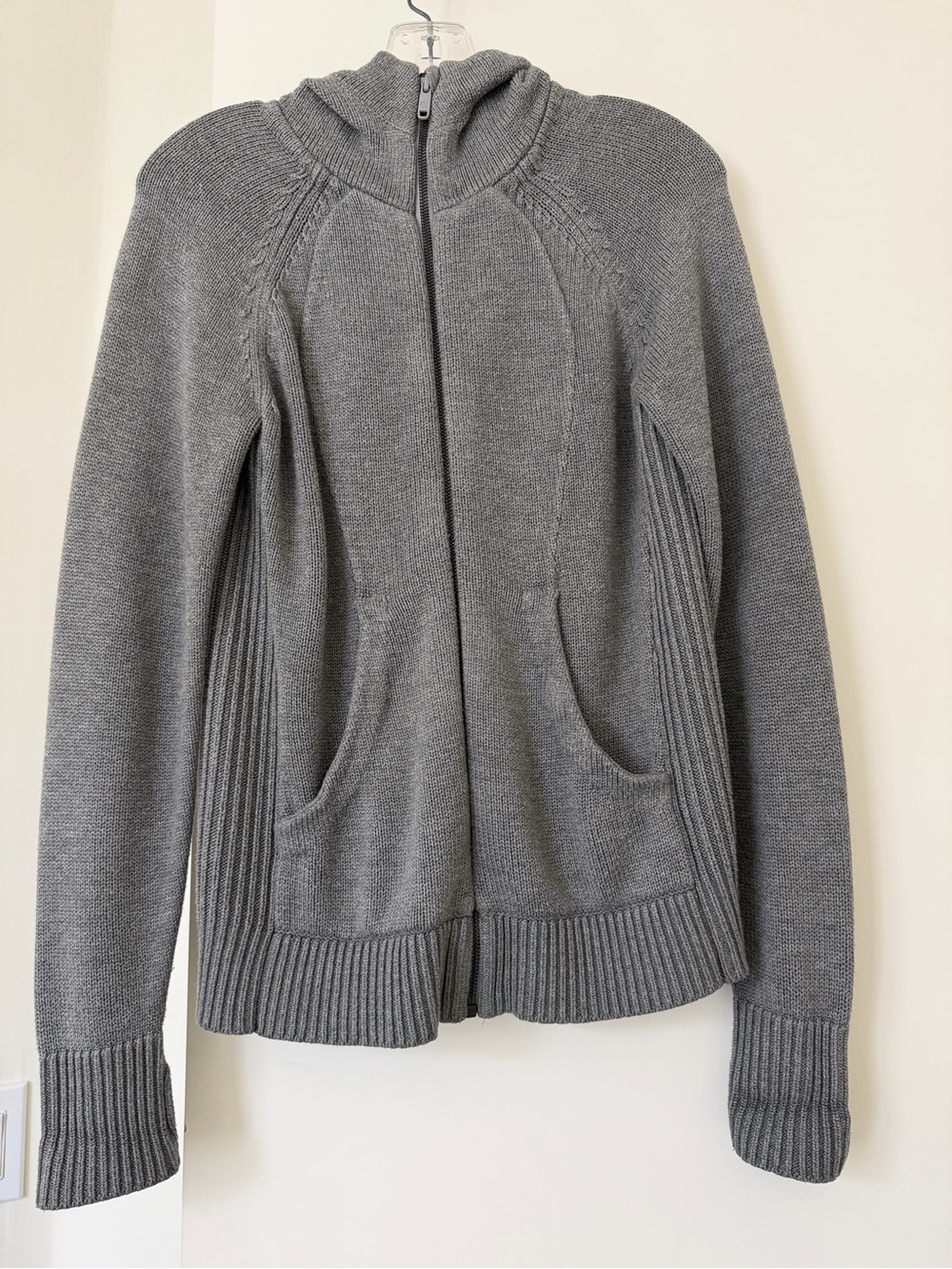 Lululemon Gray Zip-Up Hooded Women's Sweater
